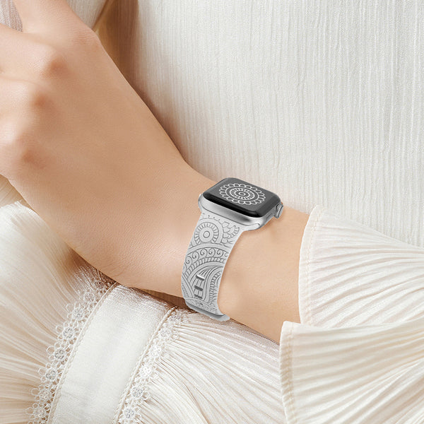 "Modisches  Apple Smartwatch Armband für 38/42/44/45/49mm - Kompatibel mit allen Apple Modellen"