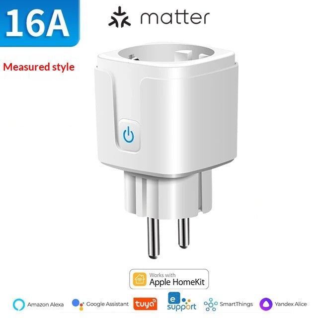 "Smart Stecker Graffiti Matter, 16A/20A EU Norm, Hochwertiges Plastikmaterial"