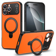 "Großbild-Magnetisches Handyhülle mit Hautähnlicher Oberfläche, Ständer und Stoßfestem Design - Kompatibel mit iPhone"