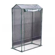 "Robustes Gartenhaus-Isoliercover: Frost- & Regenschutz mit Rolltür für optimales Pflanzenwachstum"