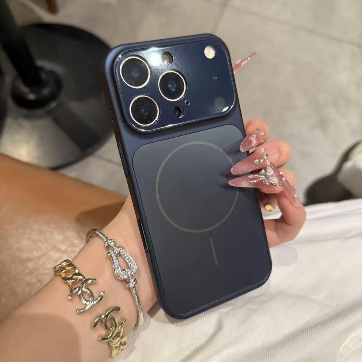 "All-Inclusive Magnetisches Handyhülle mit Nano Mattglas für iPhone 13/14/15/16/17 Pro Max - Stossfest, Anti-Fall, Anti-Fingerabdruck"
