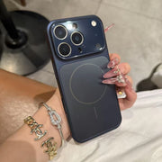 "All-Inclusive Magnetisches Handyhülle mit Nano Mattglas für iPhone 13/14/15/16/17 Pro Max - Stossfest, Anti-Fall, Anti-Fingerabdruck"