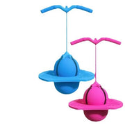 "Fitness Jumping Ball für Kinder & Erwachsene - Balance-Training Spielzeug, Robust & Elastisch, Leuchtende Farben, Griff-Varianten Verfügbar"