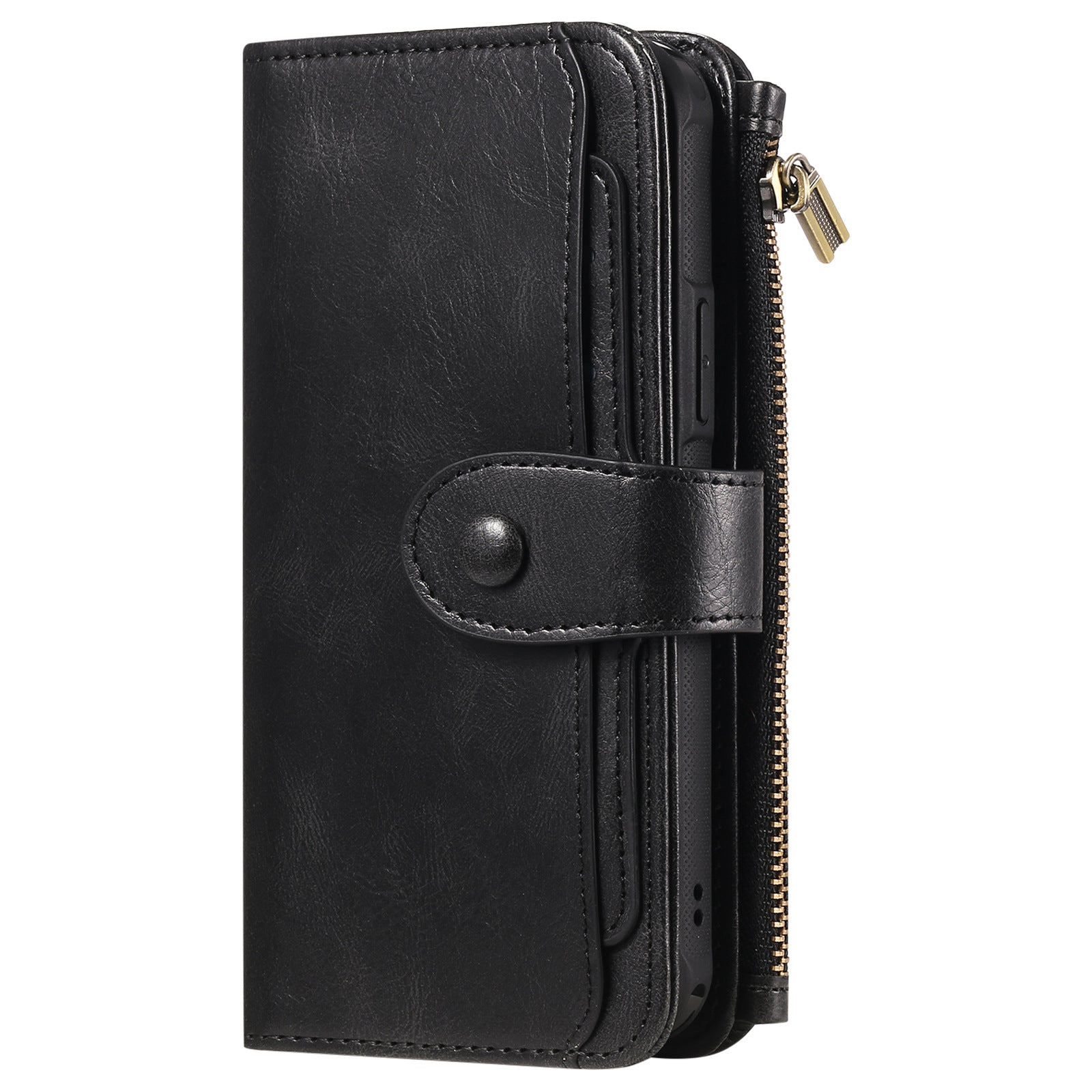 "Multifunktionale Retro Leder Handyhülle mit Kartenfach, Magnet & Anti-Fall Schutz, Kompatibel mit 16+ Modellen"