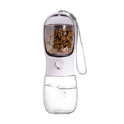 "Tragbarer Hunde-Wasserflasche mit Futterbehälter - Welpen Zubehör & Essentials für Yorkie, Chihuahua, Katze - Perfekt für Spaziergänge und Wanderungen"