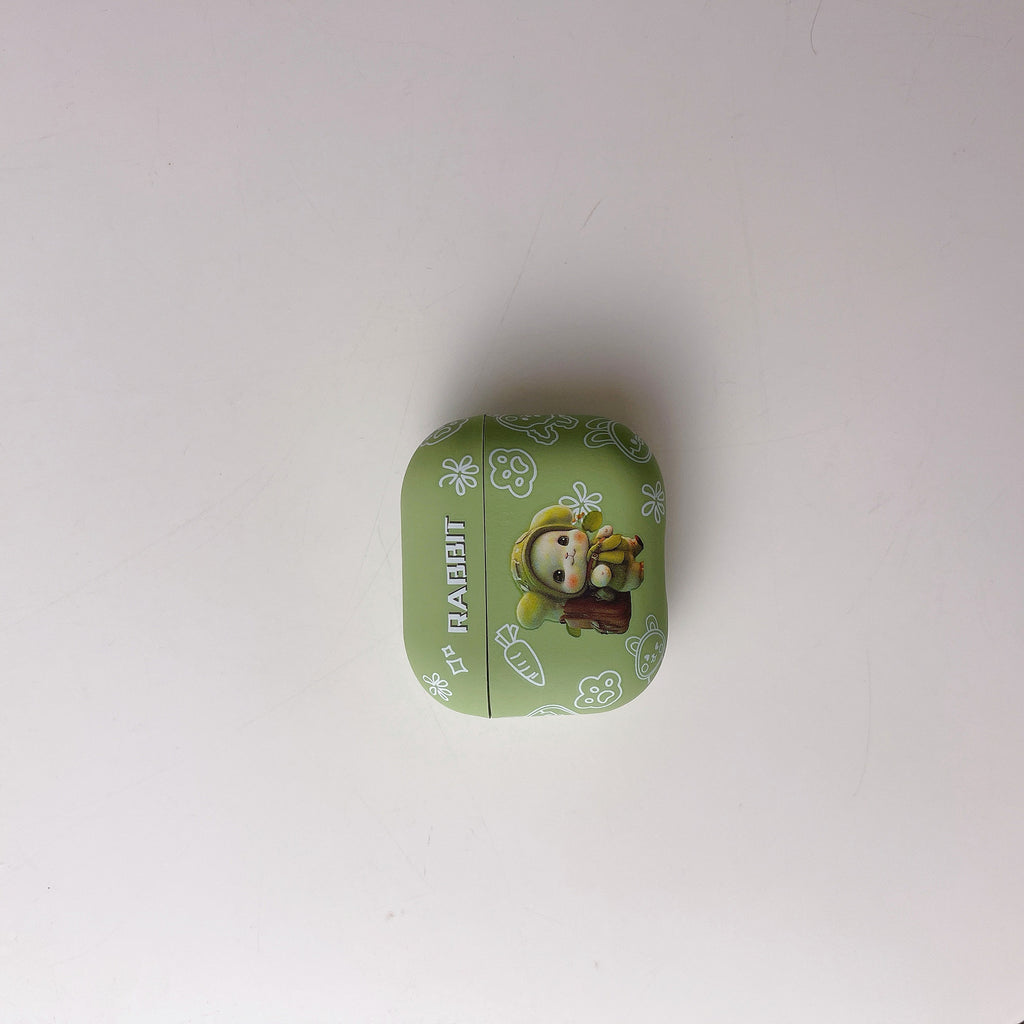 Applicable Pods Cartoon Frosted Water Sticker Earphone Protective Cover 3 Big Eyes Second Generation Earphone Case