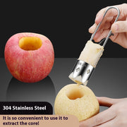 PearCore Extractor aus Edelstahl 304 – Gemüse- und Obstkern-/Schälerwerkzeug