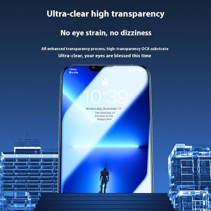 "Premium Gehärtetes Glas, Staubdicht, Vollbild Anti-Spionage Schutzfolie für Apple"