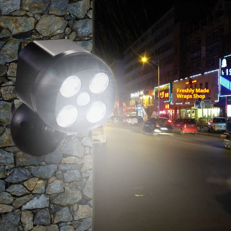 "Eulenförmige Garage-Licht 4LED Ultra Hell - Automatische Aktivierung, Energieeffizient & Wetterfest"