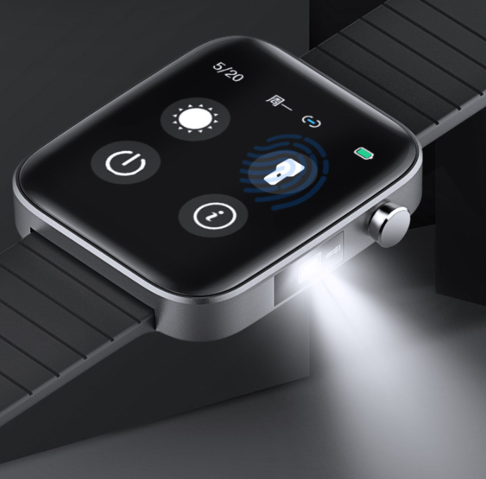 "Multifunktionale T68 Fitness Smartwatch, Kompatibel mit Android & IOS, 1.5 Zoll Bildschirm, Widerstandsfähiges TPU+PC Material, 250mAh Batterie"
