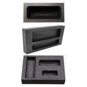 "Premium Silber-Graphit-Gussform - Ideal für präzise Gold & Silber Ingots - Robustes Metall, Verschiedene Varianten Verfügbar"