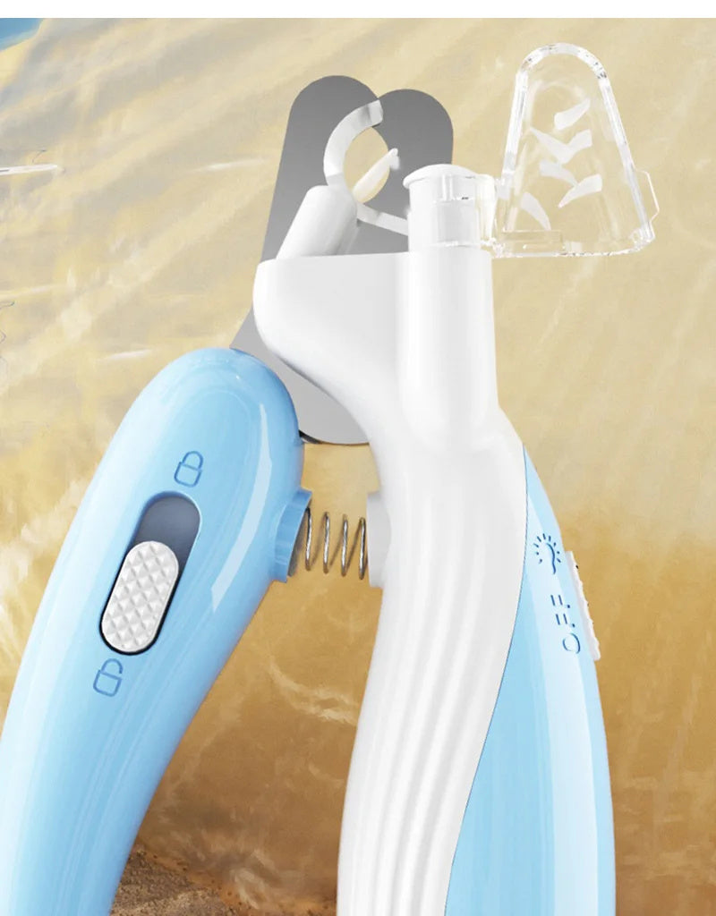 "Professionelle LED Haustier Nagelknipser für Kleine und Mittlere Tiere - Katzen, Hunde, Kaninchen - Sicher und Einfach zu Bedienen"