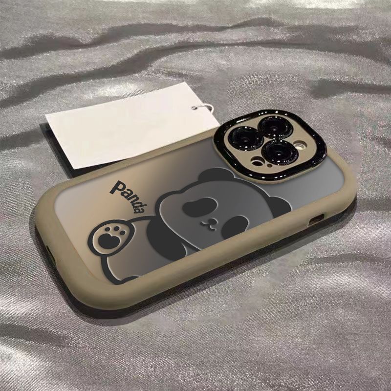 "Trendige Gradient Panda iPhone Hülle, Stoßfest, Anti-Fall & Kratzfest - Kompatibel mit allen iPhone Modellen"