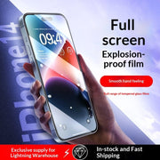 "Premium Gehärtetem Glas Displayschutz mit Sturz- und Privatsphäre-Schutz für alle Apple Modelle"