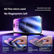 "Neuer Staubfreier Mattglas Displayschutz für iPhone Modelle - Anti-Fingerabdruck, HD-Beschichtung"