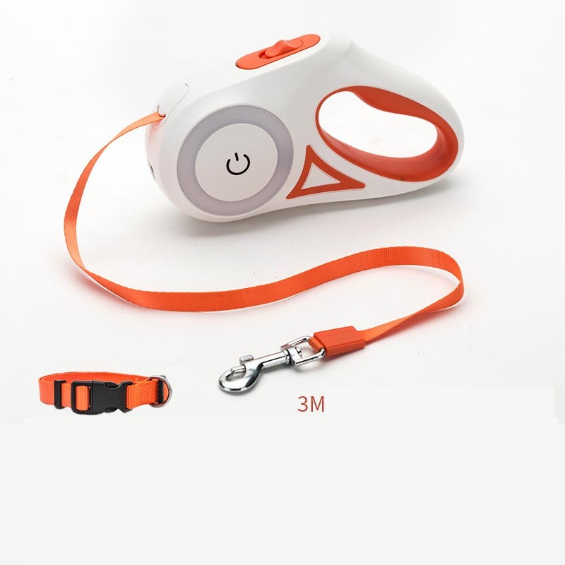 "Premium Automatische Hundeleine und Hundehalsband Set, Verstellbar und Ausziehbar, Ideal für Kleine bis Mittelgroße Hunde, in Verschiedenen Farben erhältlich"
