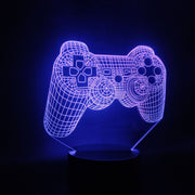 "Kreatives 3D Gamepad Nachtlicht Hauslampe mit Touch- und Fernbedienung, 7 Farbvarianten, USB-Kabel Inklusive"