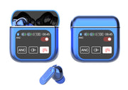 "Bluetooth Kabelloses Headset 54 mit ANC ENC Rauschunterdrückung - Lange Akkulaufzeit, Musikunterstützung, Digitales Display - Verschiedene Farben"
