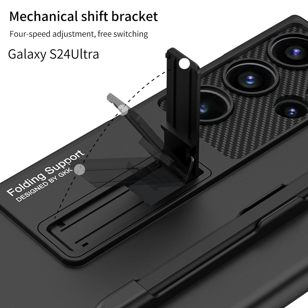"Schutzhülle für Samsung mit Stiftfach, Mattes Einzelfarben-Design, Stoßfester Hart-PC - inklusive Stift"