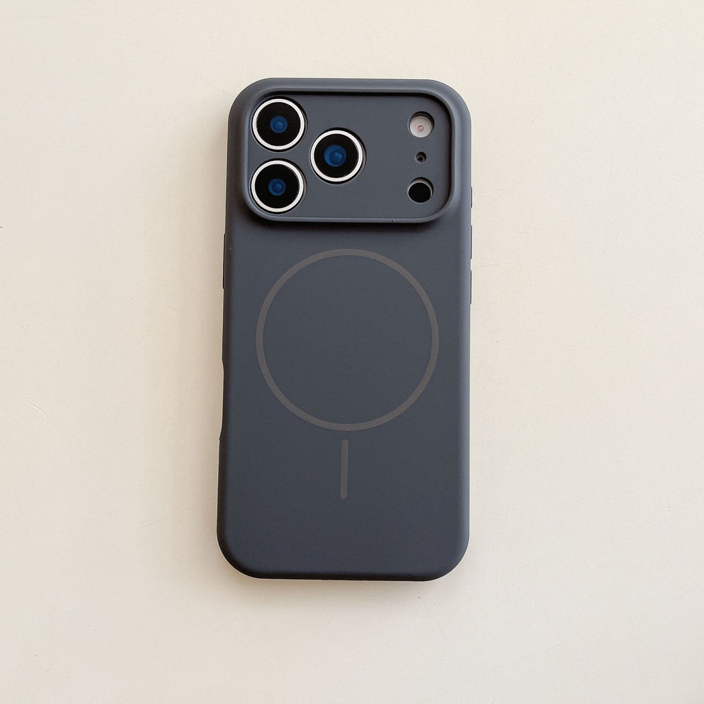 "Präzisionsgeschnittene Vollabdeckung Silikon Handyhülle mit Magnetverschluss - Stoßfest, Kratzfest für iPhone 17 Modelle"