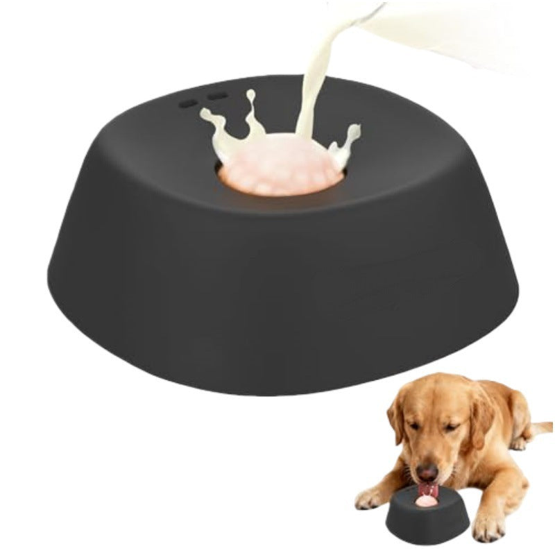 "Anti-Erstickungs-Hundeschüssel: Rutschfester Pet Slow Feeder und Leck-Spielzeug für Flüssigleckerbissen, Knochenbrühe, Joghurt - Hochwertiges Material, Einzigartiges Design"