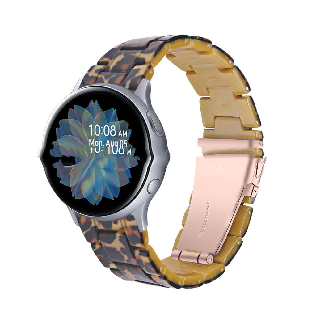 "Vielseitiges Resin Armband für Smartwatches - Kompatibel mit Samsung und Non-Samsung Marken in Vielfältigen Farben"