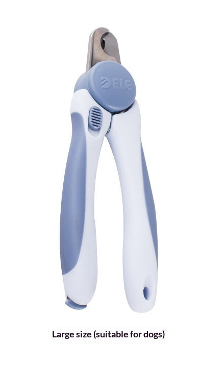 "Premium ABS Hunde Nagelknipser mit Nagelfeile - Sky Blau, Weiß"