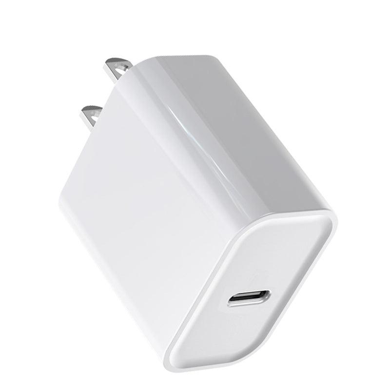 "Schnellladegerät Adapter mit Ladekabel: 20W, PD Protokoll, Kompatibel für EU & US"
