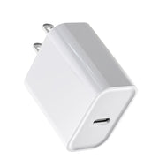 "Schnellladegerät Adapter mit Ladekabel: 20W, PD Protokoll, Kompatibel für EU & US"