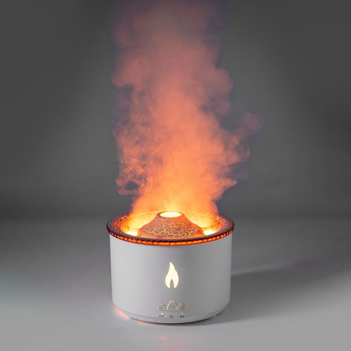 "Kreativer Ultraschall Aroma-Diffusor mit Vulkan & Quallen-Lichteffekten - Luftbefeuchter für Entspannung und Wohlbefinden"