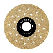 "Premium Goldener Sternenexplosion Schneidscheibe - Speziell für Steinplatten - Trimmen, Glätten & Polieren - 100mm Durchmesser"