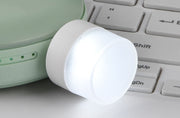 "Tragbare Mini USB Nachtlicht, LED Augenschutz Leselampe, Runde Buchlampe mit USB-Stecker für Computer & Mobile Power Charging"