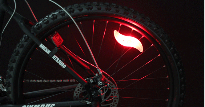 "LED Fahrrad Speichenlampe - Wasserdicht, Stoßfest & Leicht - Für Sichtbarkeit und Sicherheit bei Nacht"