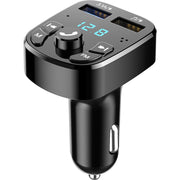 "Premium Auto-Zigarettenanzünder mit Lossless MP3-Player, Bluetooth 5.0, Dual-USB & FM-Transmitter für optimales Fahrerlebnis"