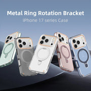 "360° Drehbarer Magnetischer Ständer Handyhülle für iPhone 17 Pro Max, Stoßfeste Schutzhülle, Mattes Finish, Vielfältige Farbauswahl"