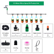 "DIY Gartenbewässerungssystem: Mehrfach-Sprühdüsen, PVC, Gewindeanschluss, Mikro-Sprinkler-Bewässerung (10/15/20 Meter)"