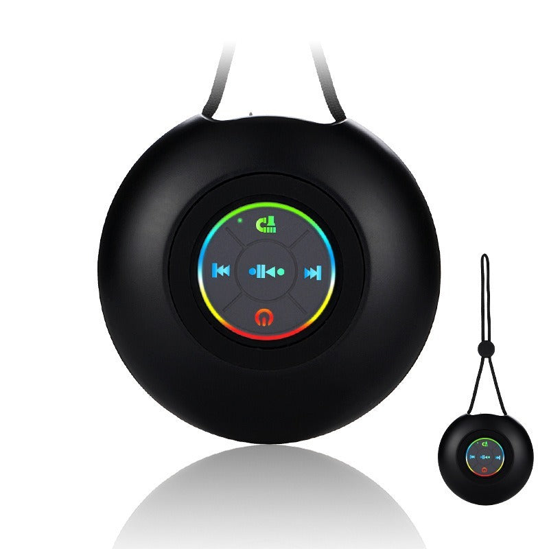 "Tragbarer Mini Bluetooth-Lautsprecher für den Außenbereich, Wasserdicht und Farbenfroh Leuchtend - Kompakt mit Klarer Klangqualität und LED-Lichteffekten"
