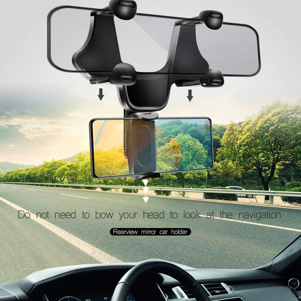 "Universeller Auto-Handyhalter: Sicher & Platzsparend - Ideal für Fahren und Navigation"