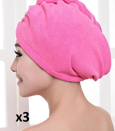 Damen-Haartrockner-Mütze / Absorbierendes Haarhandtuch