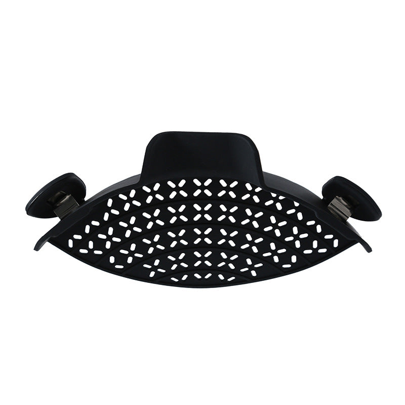 "Multifunktionale Küchenhelfer: Silikon-Topf-Seitenablaufstopper in Modernem Minimalistischem Design"