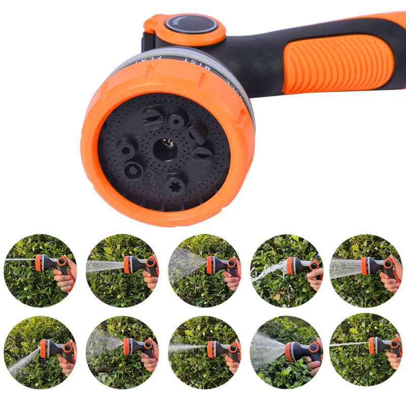 "Vielseitige Gartenblumen-Wasserpistole - Stilvolles Design, Langlebig & Funktionell für Gartenbewässerung und Autowäsche"
