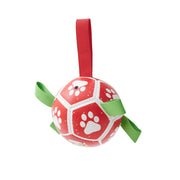 "Interaktives Hundespielzeug Fußball mit Gurten - Wasserspielzeug für Tauziehen - Ideales Geschenk für Haustiere zu Halloween, Weihnachten & Geburtstag"