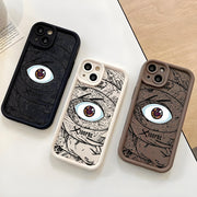 "Silikon Handyhülle in Vielfältigen Farben - DS Eye of God Design - Stoßfest, Anti-Fall & Anti-Fingerabdruck für Alle iPhone Modelle"
