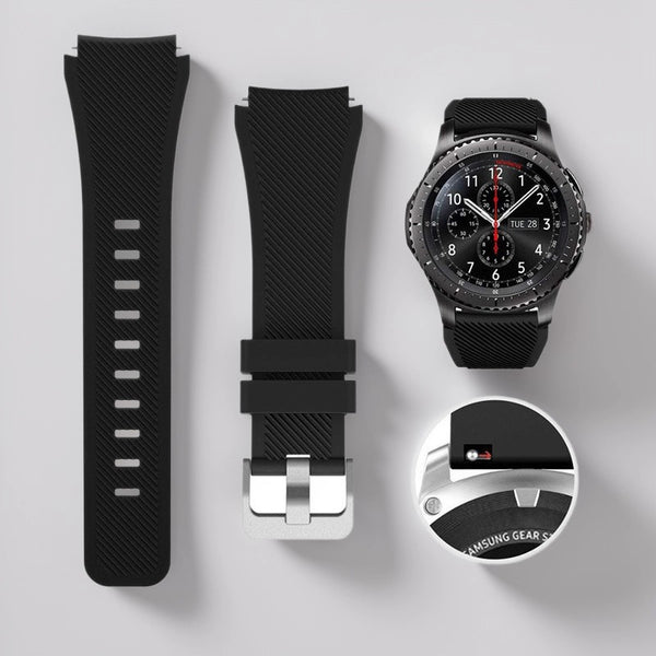 "22mm/20mm Smartwatch Silikon Sportarmband in Vielfältigen Farben - Modisch und Komfortabel"