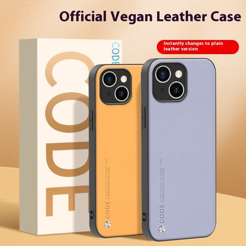 "Premium Kunstleder Schutzhülle für Apple iPhone - Stoßfest & Hitzeableitend - In Vielfältigen Farben und Stilen"