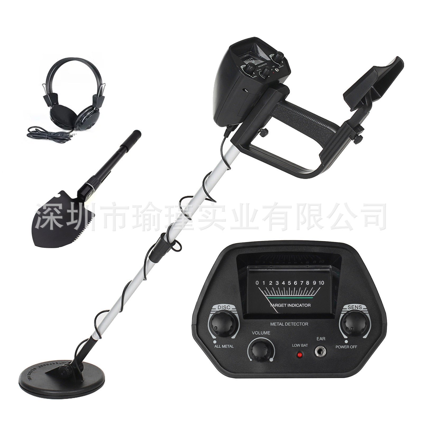 "Ready-to-Use Schatzsuche Gold Detektor - Unterirdischer Metall Detektor mit Zubehör Optionen MD4030"