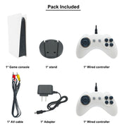 "Nostalgic Retro P5 Mini TV GS5: Kompakte Spielekonsole mit 620 vorinstallierten Spielen - Perfekt für Familienabende"