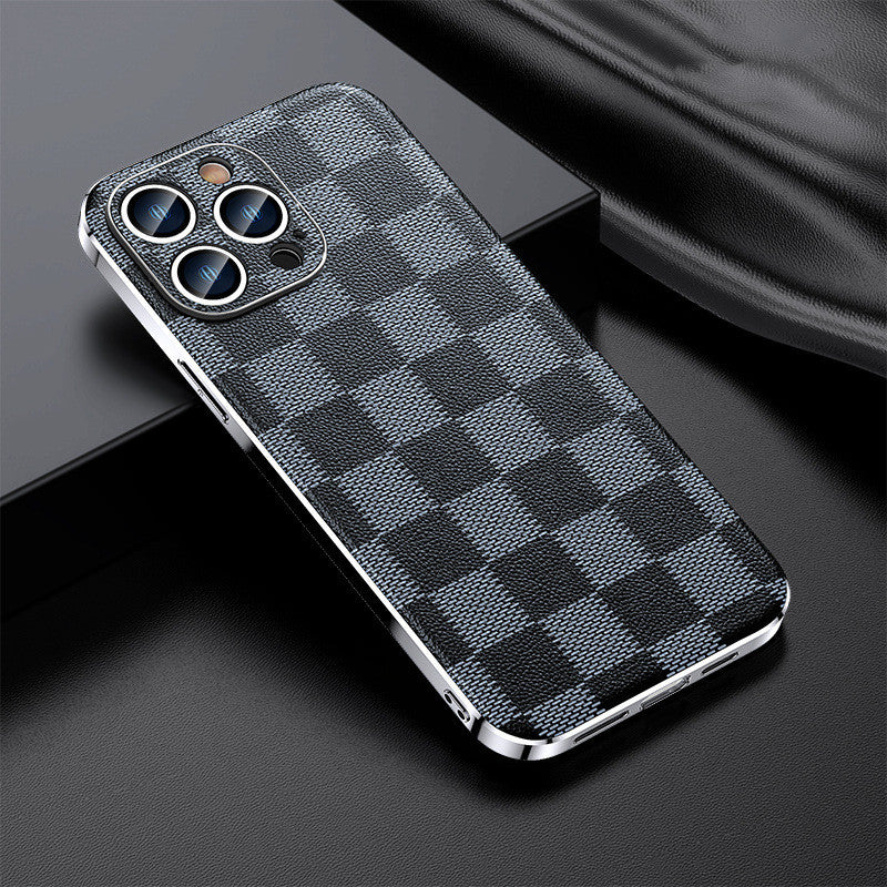 "Premium Echtleder Schutzhülle für iPhone - Elegant & Vielfarbig, Kompatibel mit iPhone 11 bis 15 Pro Max"