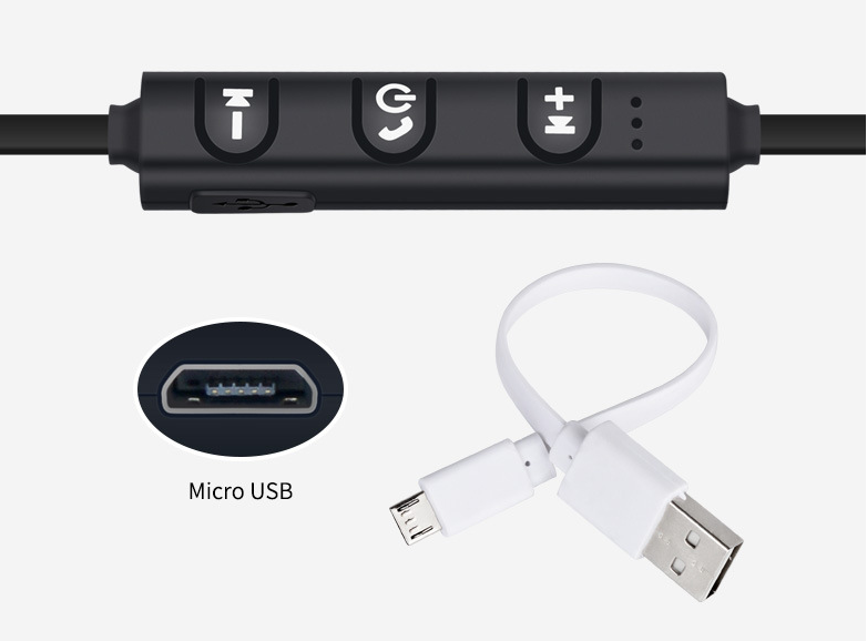 "BT-01 Big Horn Sportliches Bluetooth Headset - Kabellose Ohrhörer, Bluetooth 4.1, Leichtgewicht, HD-Anrufe, Lärmreduktion, 10m Reichweite, Farbauswahl"