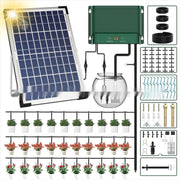 "Automatisches Solargespeistes Bewässerungssystem mit Timer für Pflanzen - 50m Schlauchset"